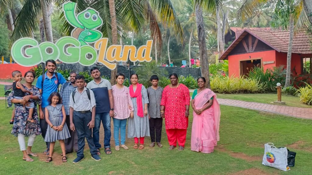 Group photo of our students and team members in GOGOLAND.