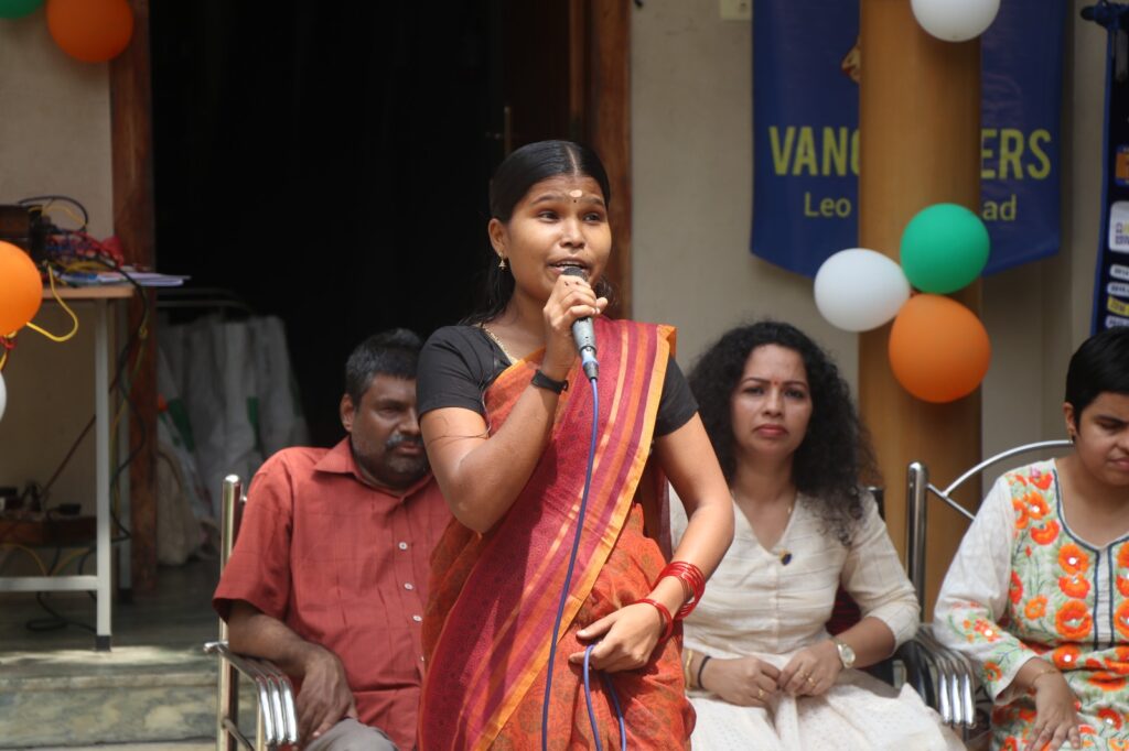One of our Blind participant sharing her experience.